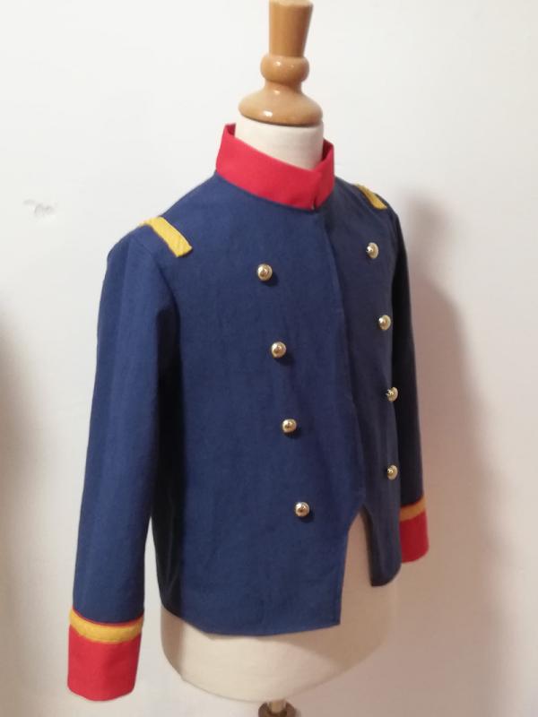 Veste d'empire bleue