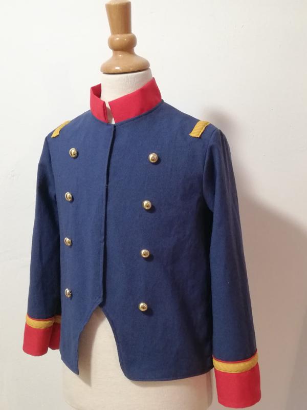 Veste d'empire bleue