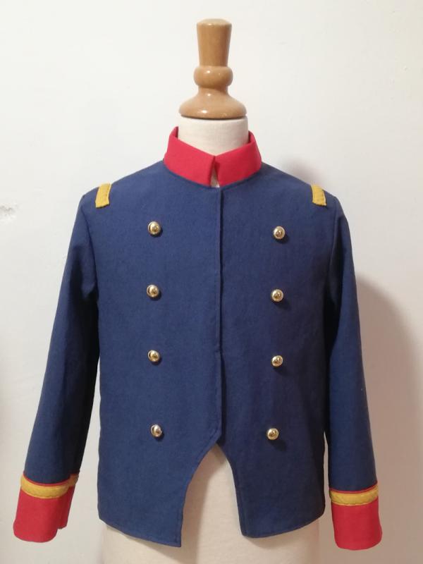 Veste d'empire bleue