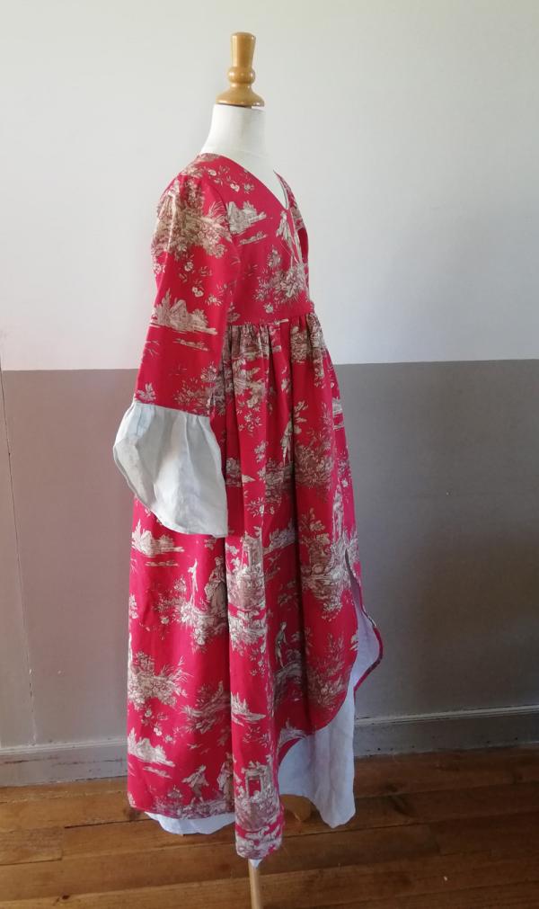 Robe toile de Jouy