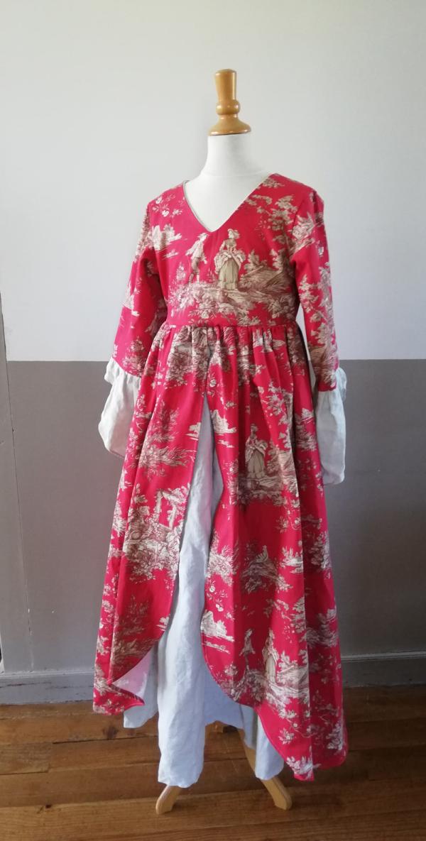 Robe toile de Jouy