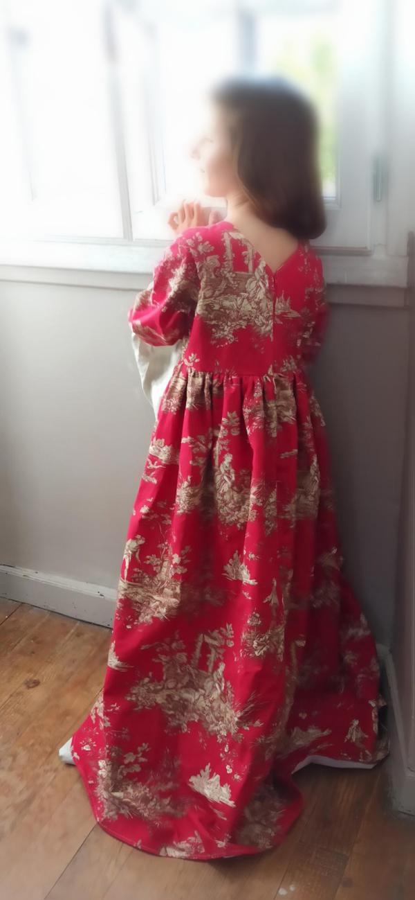 Robe toile de Jouy