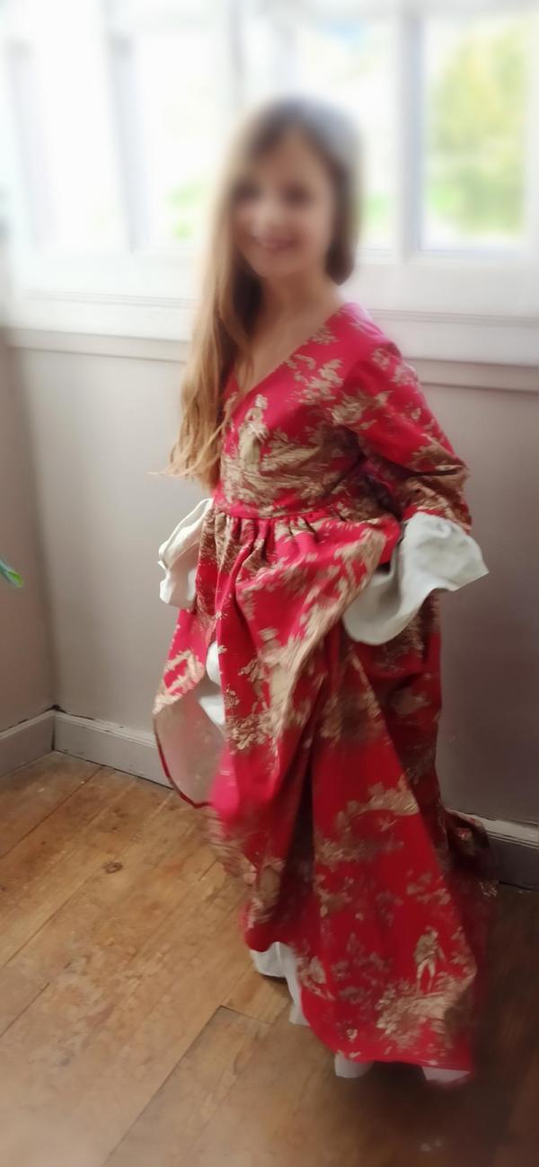 Robe toile de Jouy